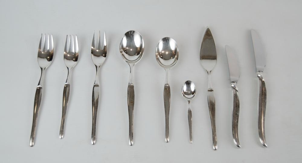 Christofle Magnificent 116 Pcs Flatware Complete for 12 Persons. Tapio Wirkkala (1 of 3)