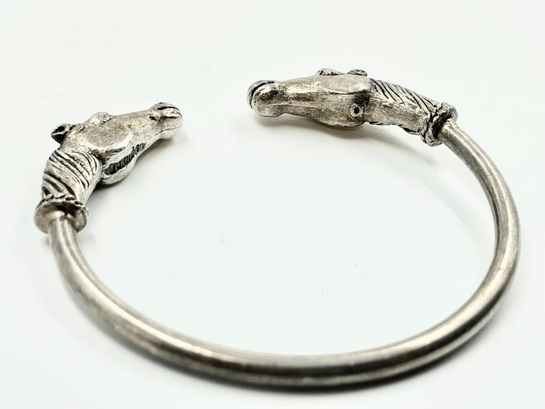 Hermes Paris Art Deco Bracelet Diameter: 2.7" France (1 of 6)