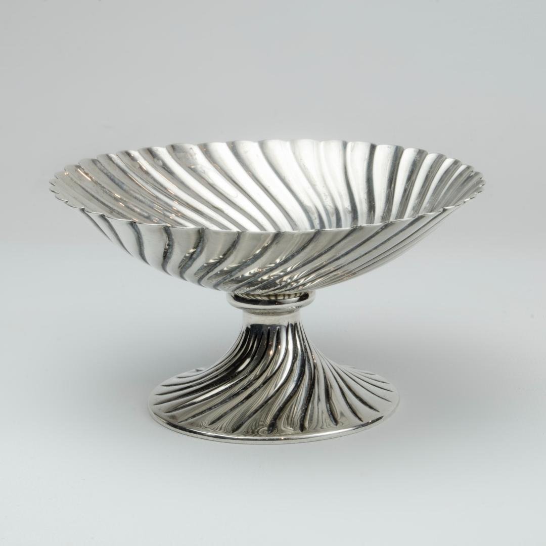 Josef Hoffmann Sterling Silver Centerpiece Art Deco H: 2.7" D: 5" (1 of 4)