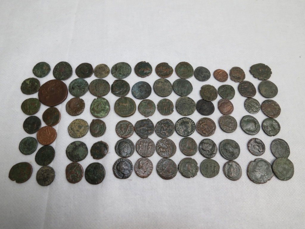 Lot of 72 Roman Coins: ---Est. shipping: $12