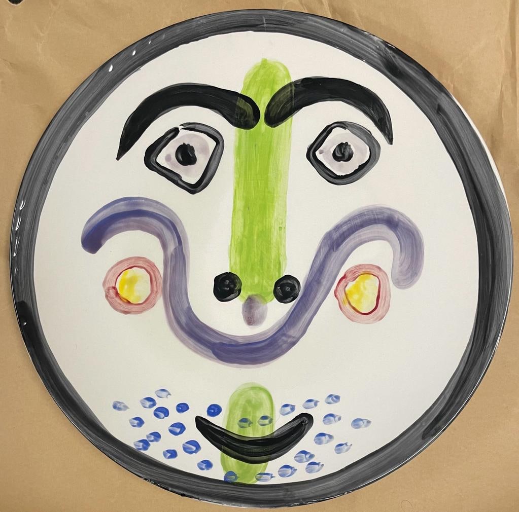 Pablo Picasso Ceramic Large Plate Diam: 15" #155/200 (1 of 3)
