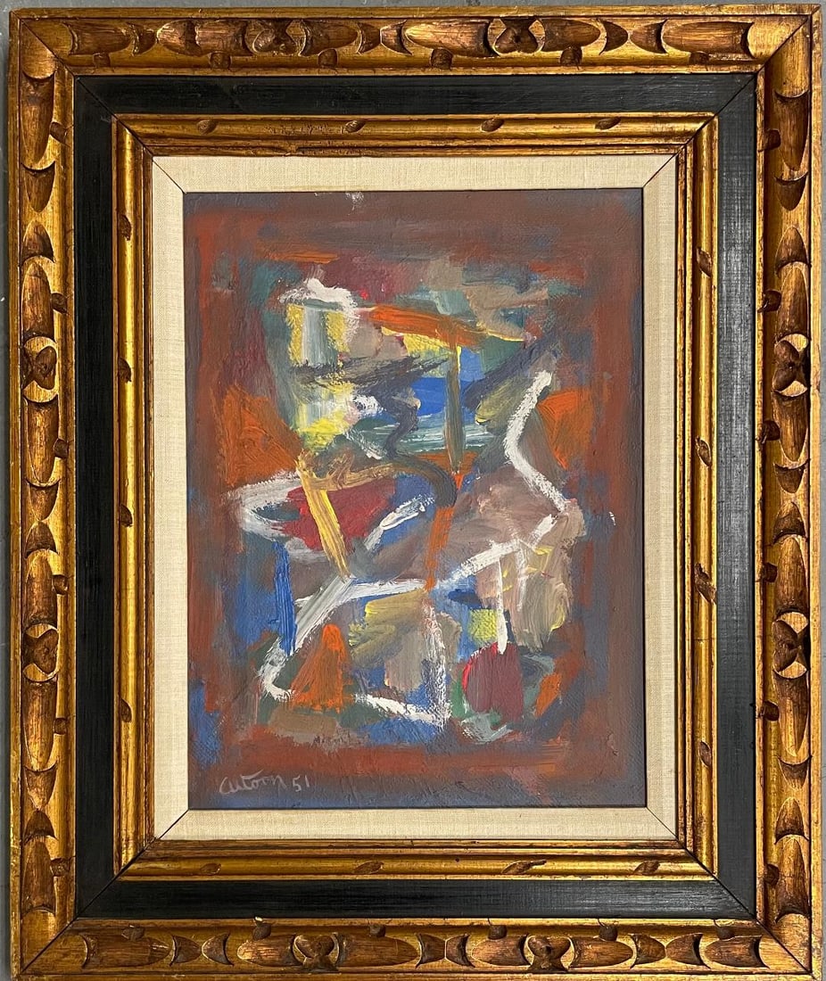 John Altoon (Attributed) Oil on Canvas Art: 16" x 12" (1 of 3)