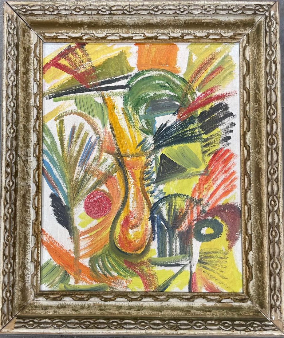 Mercedes Carles Matter Oil on Canvas 20" x 16" No COA: Frame: 26" x 22" Shipping in USA $ 120. Mercedes Matter was an American painter, draughtswoman, and writer. She was a founding member of the American Abstract Artists, and the Founder and Dean Emeritu