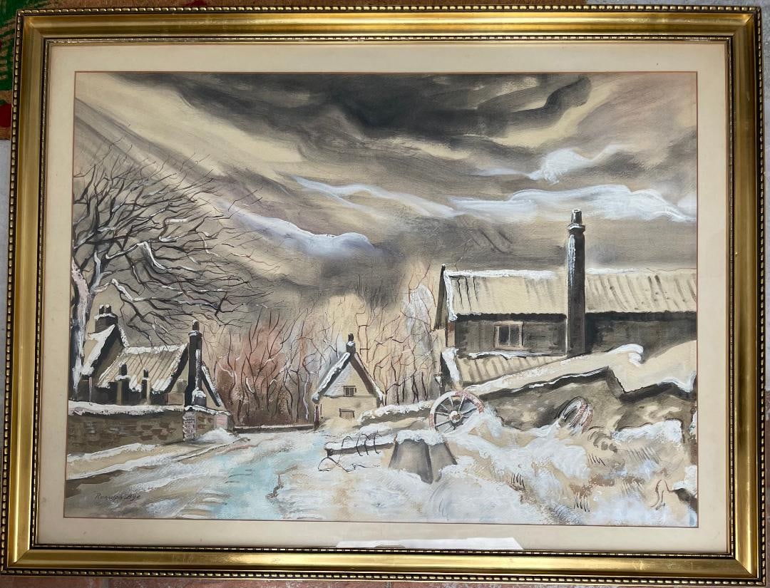 Ranulph Bye (Attrib) Watercolor on Paper Art: 21" x 29": Frame: 24" x 32" No COA - Shipping in USA $ 120. Ranulph D. Bye was an American painter born on June 17, 1916 in Princeton, New Jersey. He is considered one of the foremost watercolorists in the count