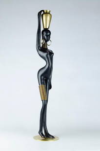 Atelier Hagenauer Large Art Deco Bronze Figure H: 20.5": Shipping in USA $ 100. Karl Hagenauer was an influential Austrian designer in the Art Deco style. Goldsmith. Carl Hagenauer founded what became the Hagenauer Wien in 1898. His oldest son, Karl, who wo