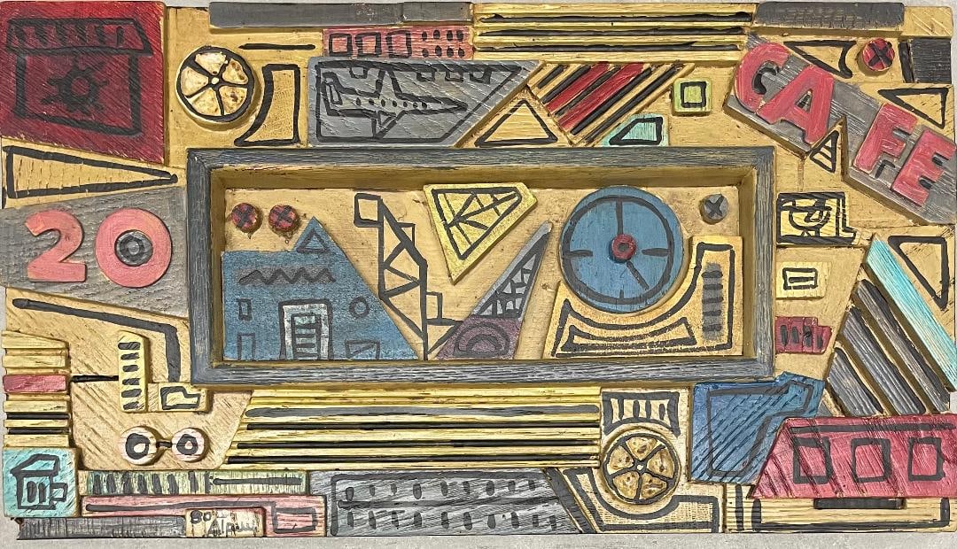 Julio Alpuy (Attrib) Oil on Wood Art: 13" x 23.5" Uruguay: Shipping in USA $ 130. Julio Uruguay Alpuy was an Uruguayan painter, sculptor, and muralist. During his early career, Alpuy was a part of the Taller Torres-Garcia and the constructive art movement.