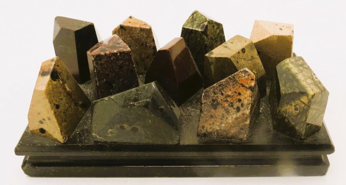 Pietra Dura Paper Weight 6" x 3.5" Italy (1 of 2)