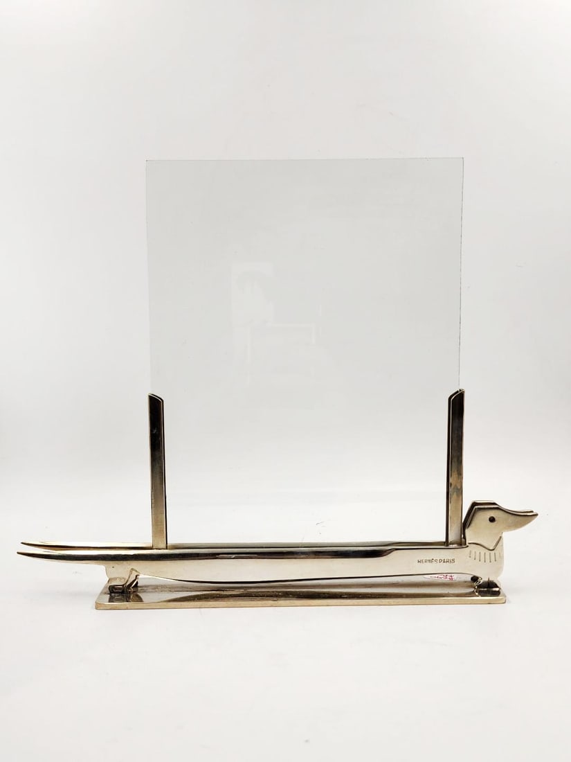 Hermes Paris Photo Frame Art Deco H: 8" W: 9" D: 1.5" France (1 of 5)