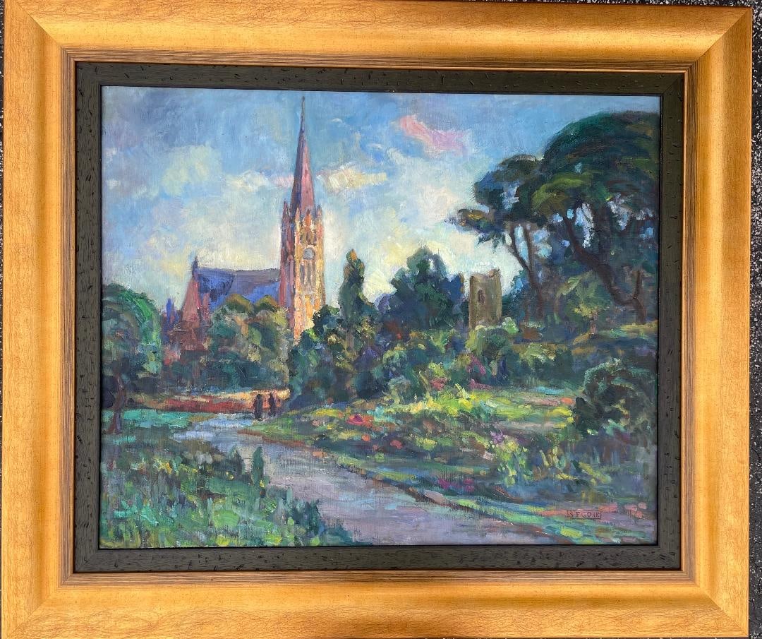 Spencer Frederick Gore Oil on Canvas over Panel Art: 26" x 31.3" (1 of 5)