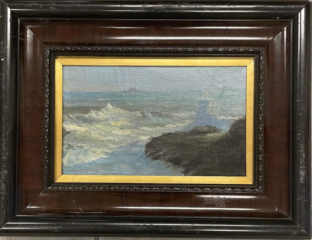 Jack Wilkinson Smith (Attributed) Oil on Canvas over Panel 8" x 13.2": Shipping in USA $ 90. Jack Wilkinson Smith (February 7, 1873 - January 8, 1949) was an American painter