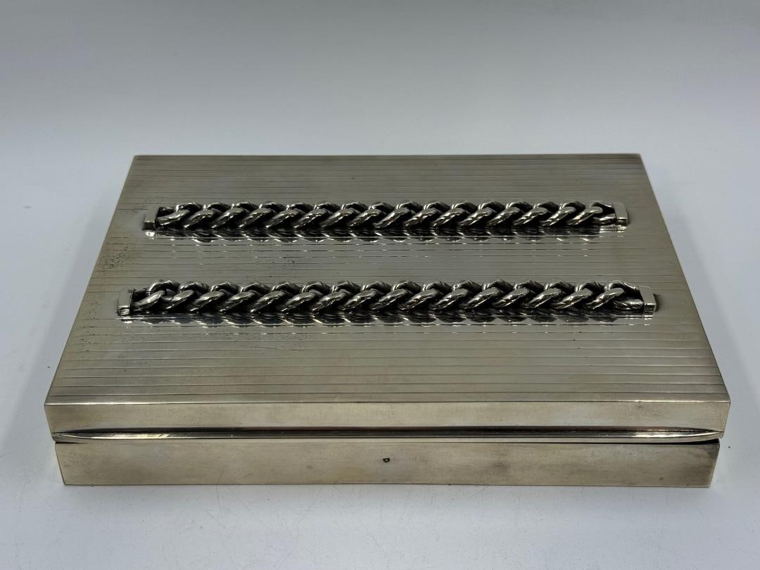 Jean Despres Art Deco Box H: 1.5" W: 7" D: 5" France (1 of 5)