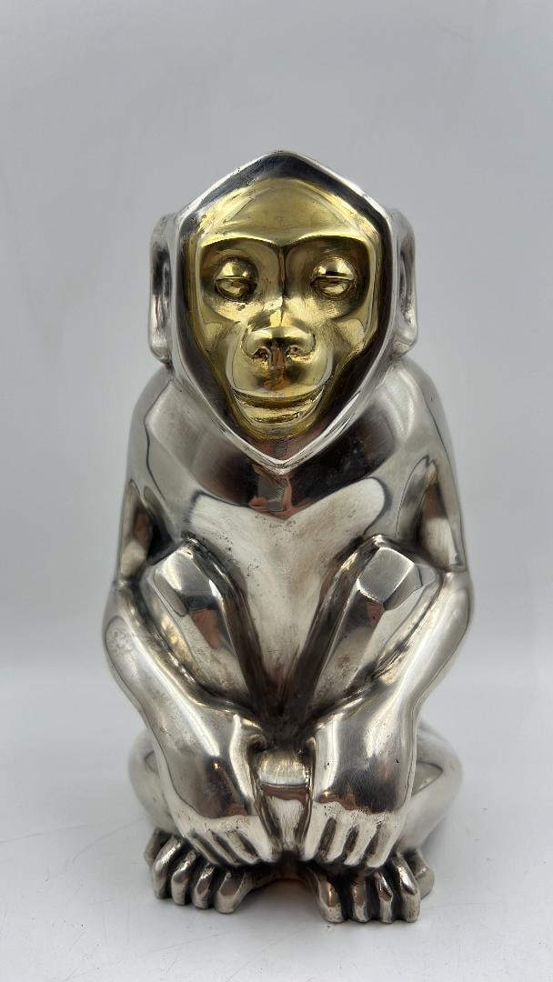 Edouard Marcel Sandoz Art Deco Bronze "Monkey" Foundry Mark: France. Shipping in USA $90. Edouard-Marcel Sandoz 1881-1971 was a Swiss animalier sculptor and painter Susse Freres Foundry (1930). He was the son of Edouard Sandoz , the founder of the chemical and