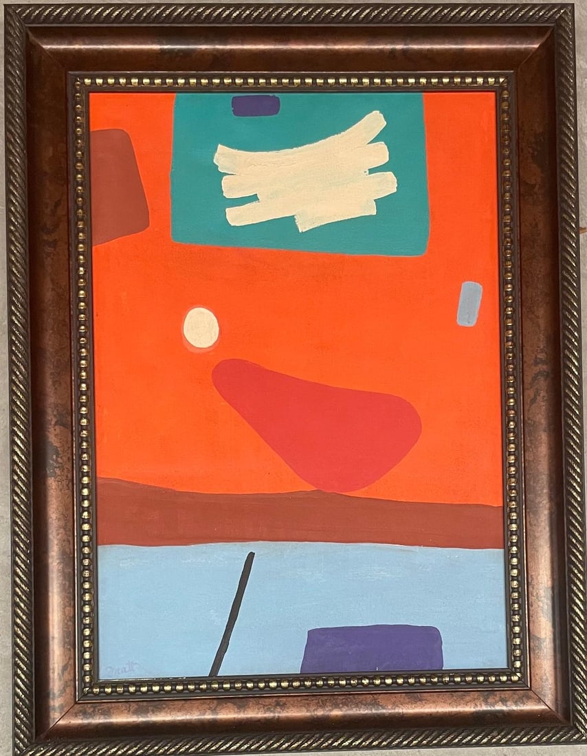 Dorothy Fratt (Attributed) Acrylic on Canvas Art: 27" x 19" No COA: Shipping in USA $ 180. Dorothy Fratt - Cooper (August 10, 1923 - July 7, 2017) was an American artist