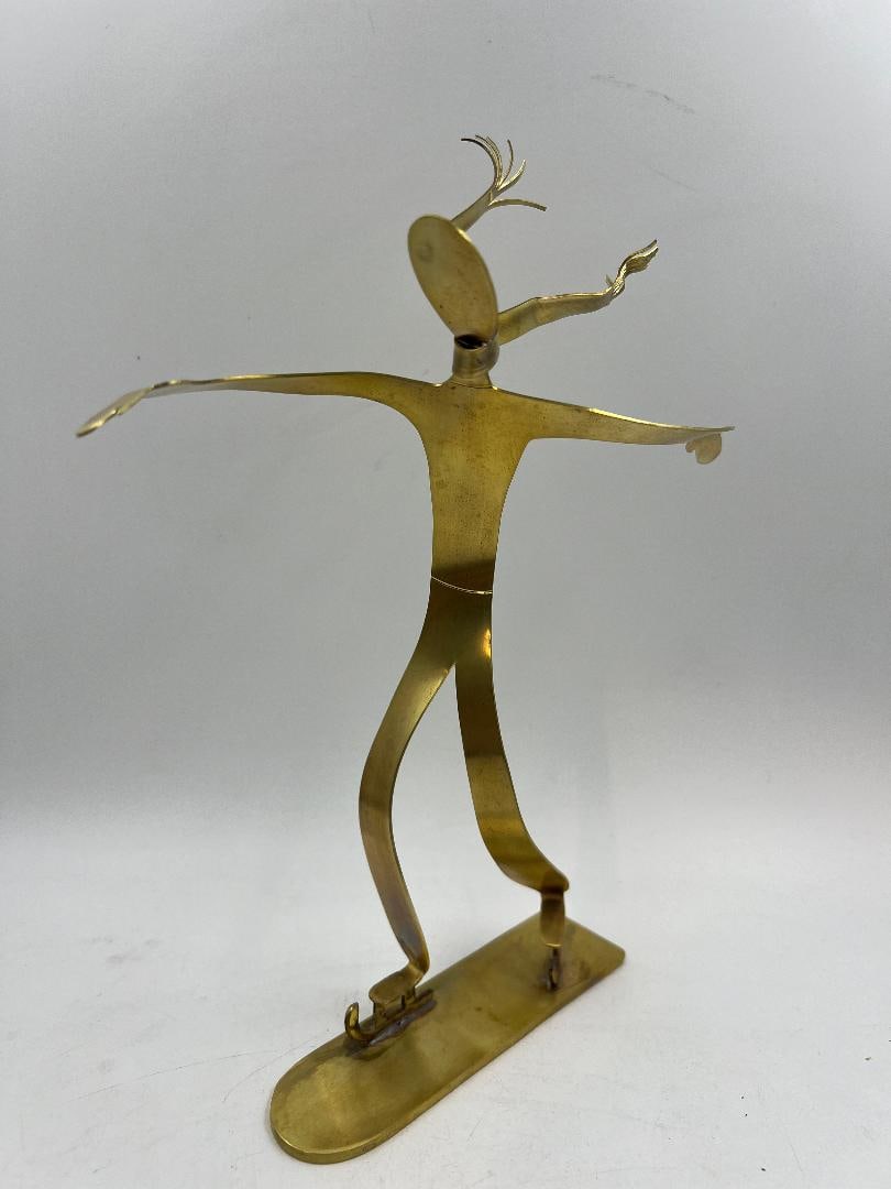 Atelier Hagenauer (Attributed)  Art Deco Bronze "Skater" H: 9" Austria (1 of 5)