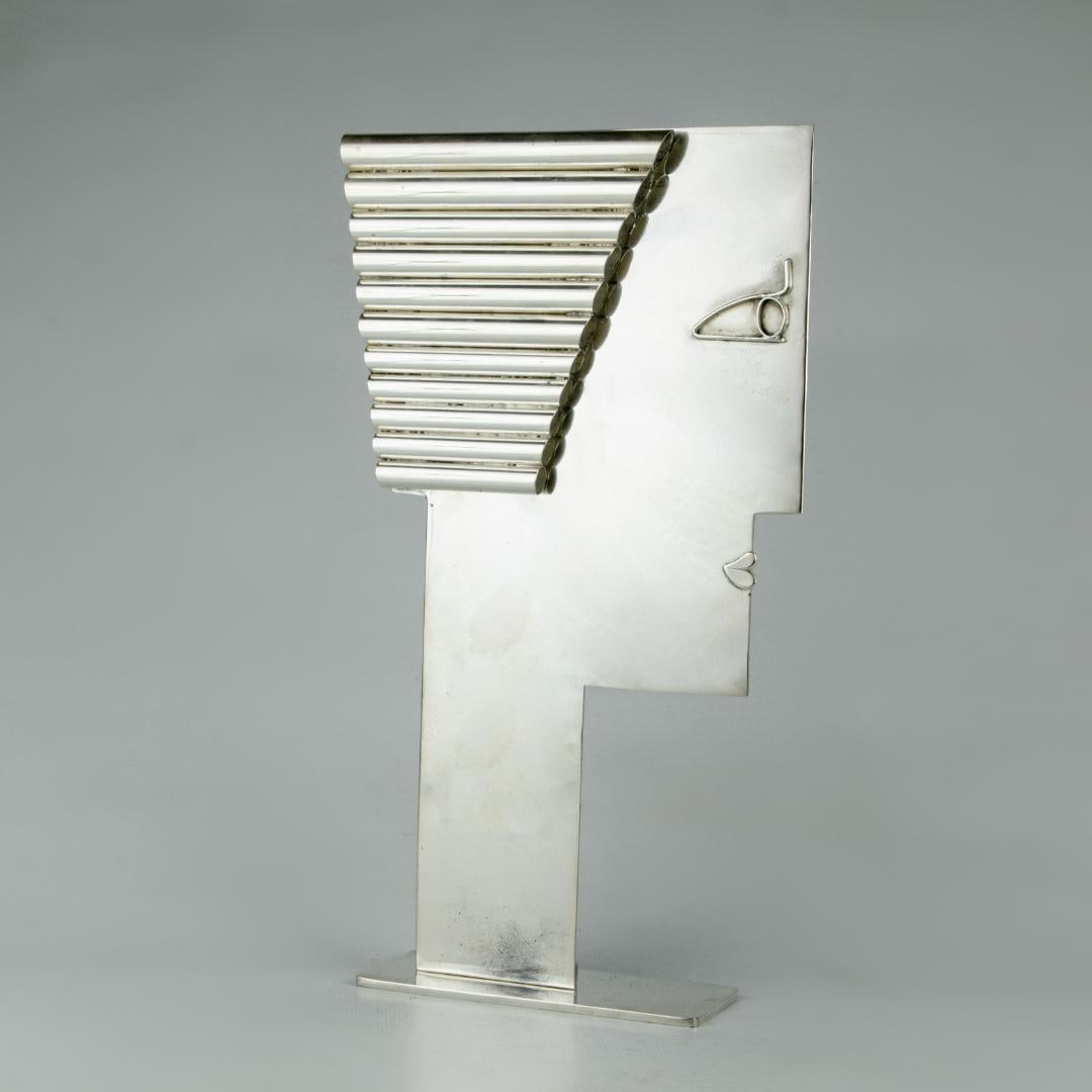 Atelier Hagenauer Art Deco Silverplated Sculpture 9" x 6" x 2" Austria (1 of 4)