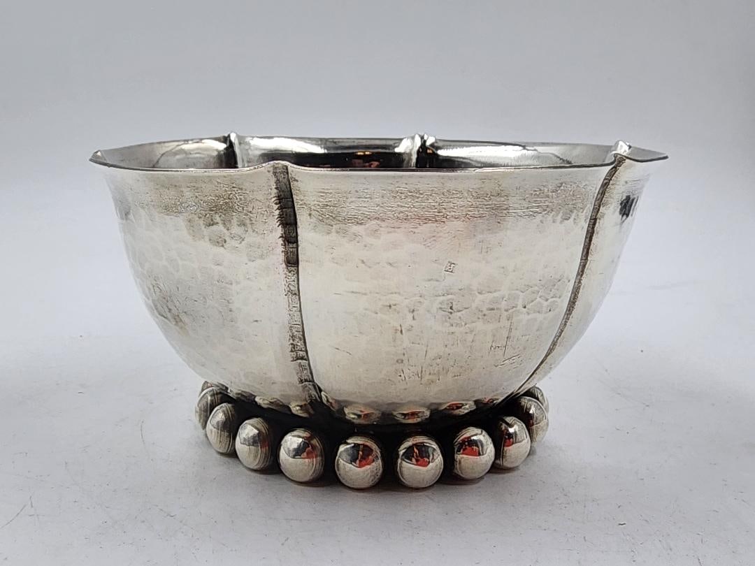 Jean Despres Art Deco Centerpiece H: 2.5" Diam: 5.2"  France (1 of 4)