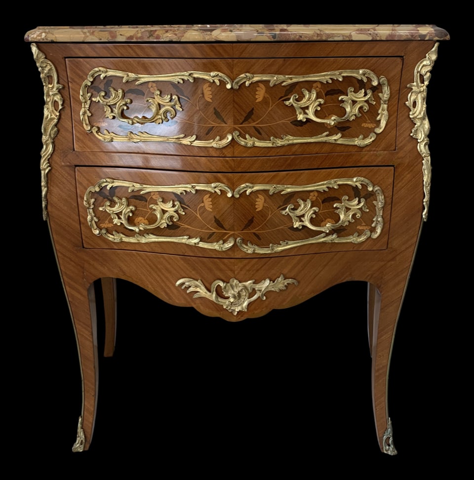 Paul Sormani Marcheterie & Ormolu Bronze Commode France (1 of 4)