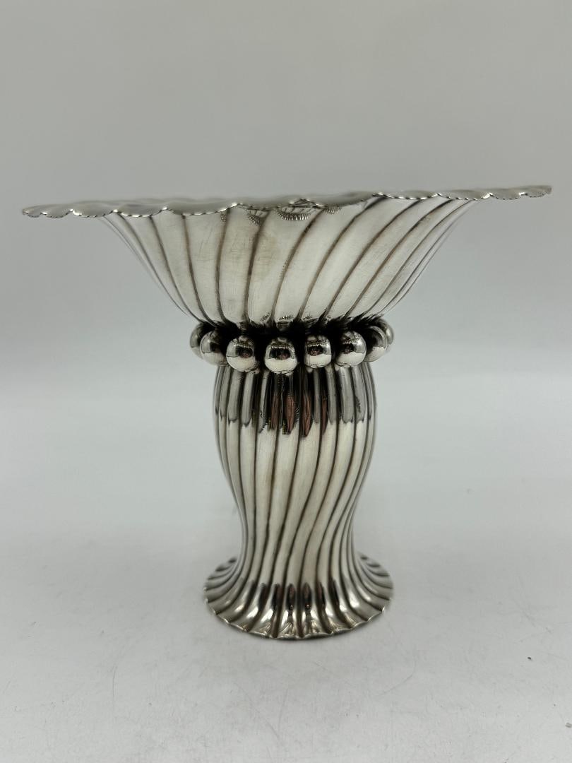 Josef Hoffmann Art Deco Silverplated Large Centerpiece H: 3" D: 12" (1 of 5)
