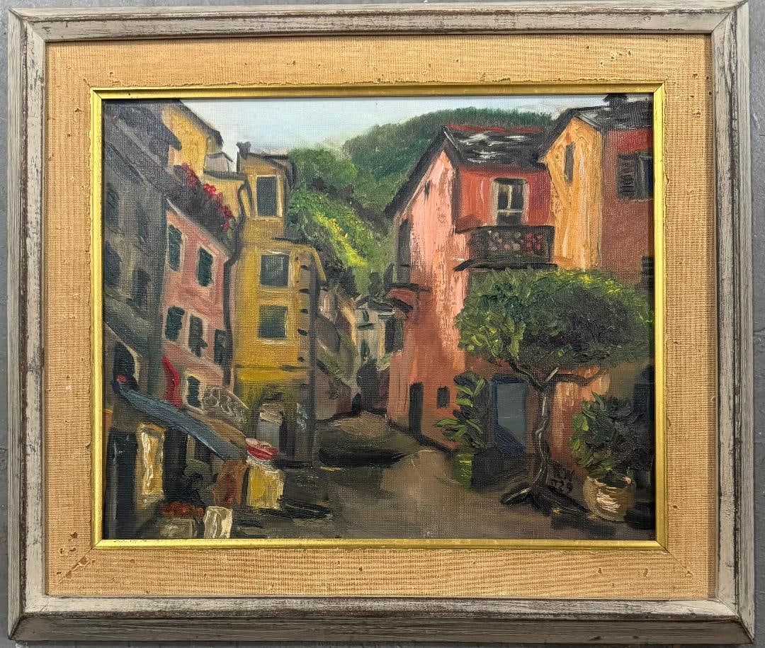 Rudolf Wacker Antique Oil on Canvas Art: 13" x 16"No COA (1 of 5)
