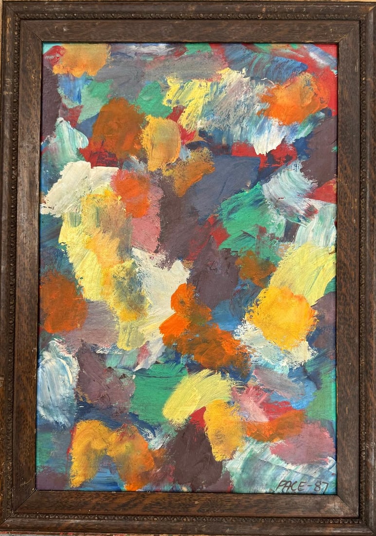 Stephen Pace 87 Oil on Board Art: 17" x 11.5" (1 of 3)