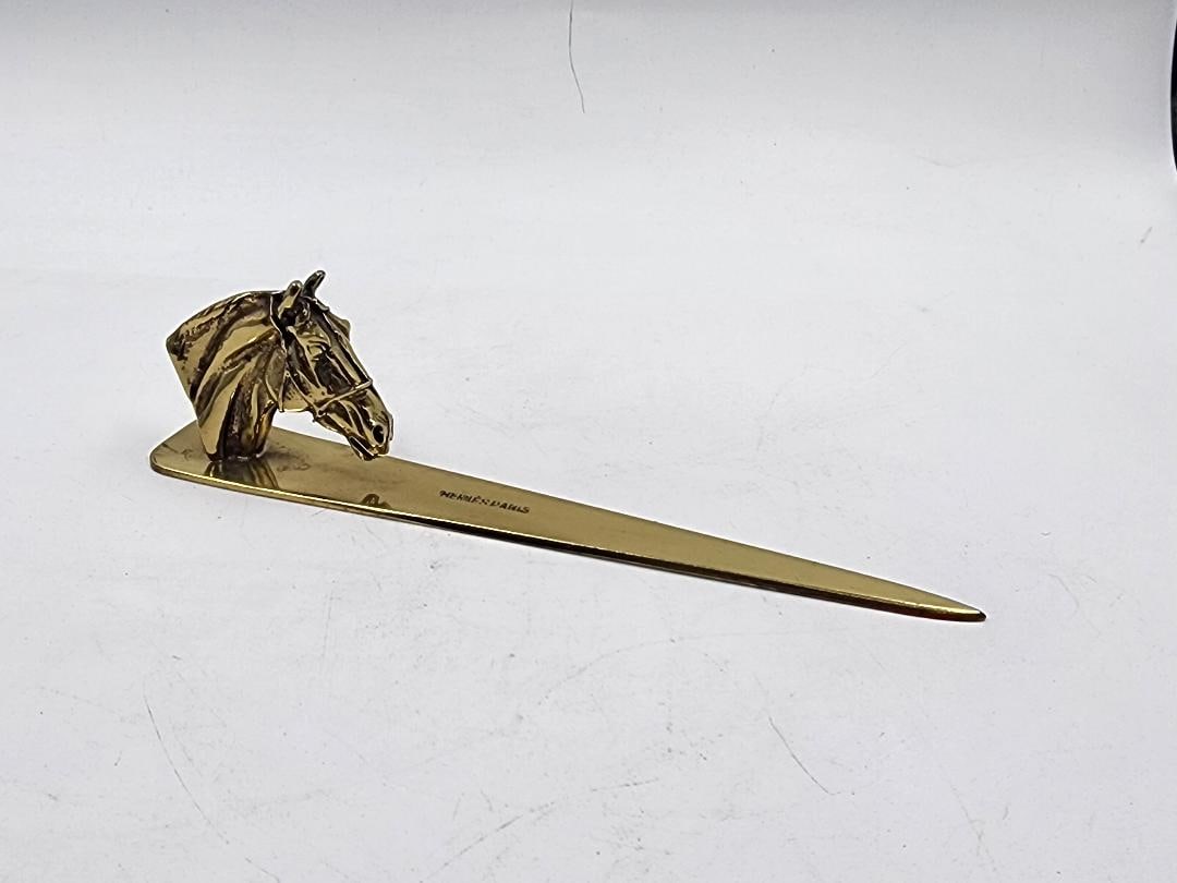 Hermes Paris - Letter Opener w/ Horse Figure 1.5" x 6" - France (1 of 3)