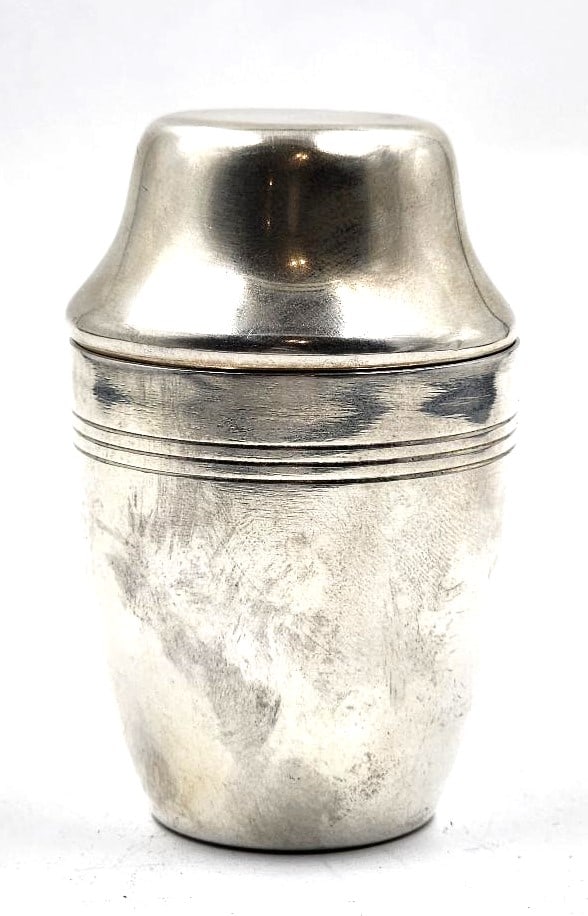 Tiffany & Co Small Art Deco Cocktail Shaker H: 3.3" Diam: 2" (1 of 3)