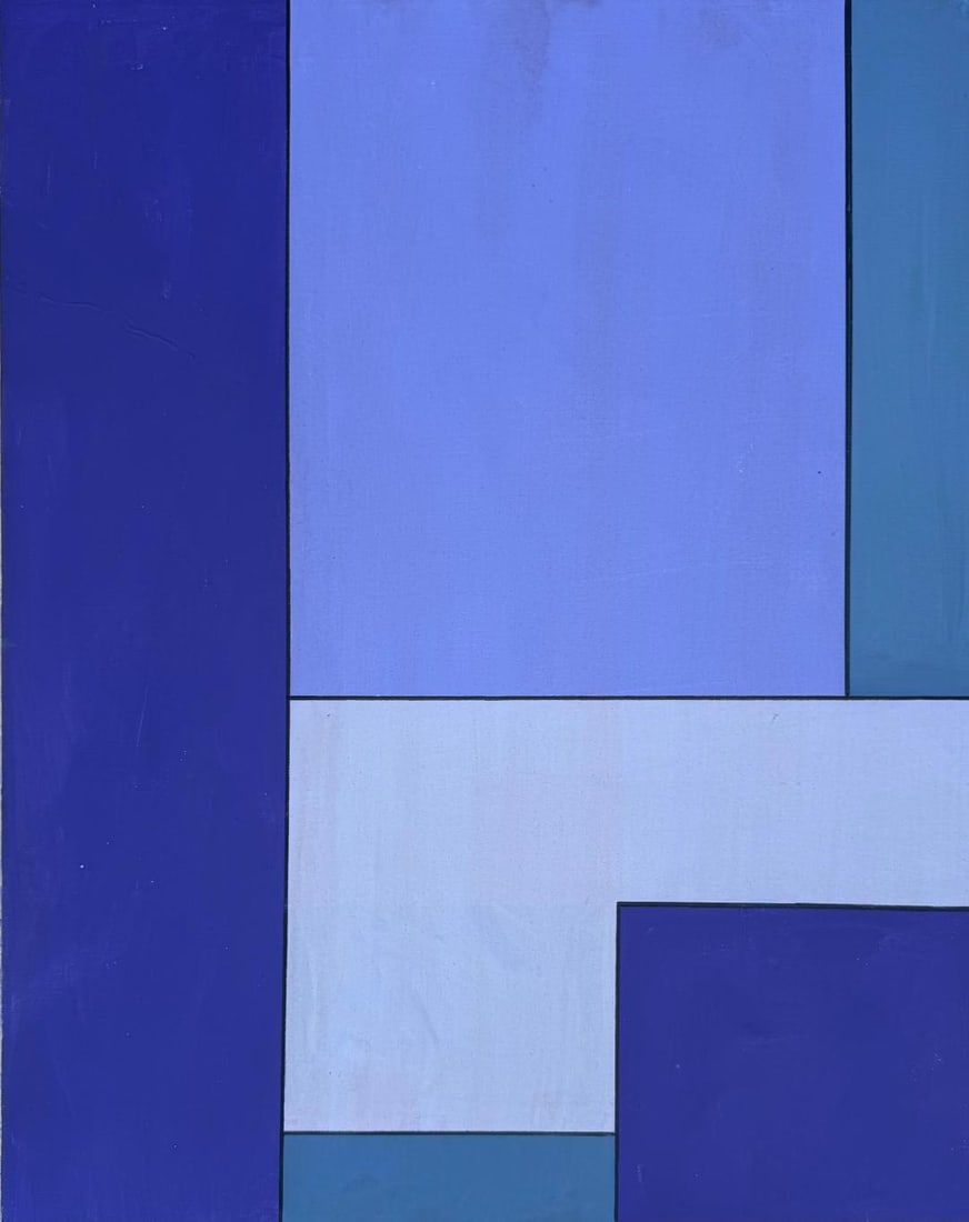 Ludwig Sander (Attributed) Oil on Board Art: 24" x 30" (1 of 2)