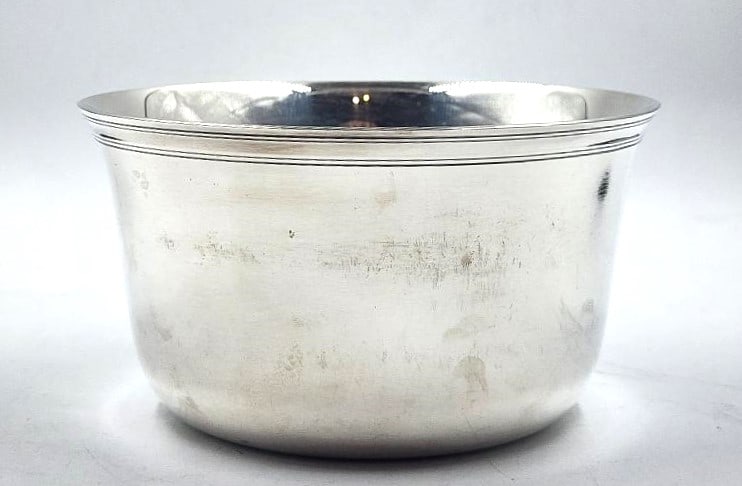 Hermes Paris Art Deco Silverplated Bowl H: 3" Diam: 5.7" France (1 of 5)