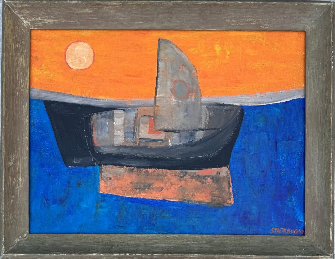 Raimond Staprans Oil on Canvas Art: 17.5" x 24" (1 of 3)