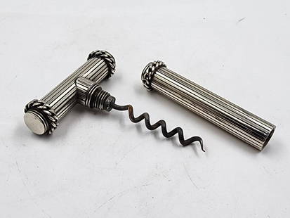 Jean Despres Art Deco Corkscrew 4.5" x 3" France: Shipping in USA $ 35. Jean Despres was a French jewelry maker and designer best known for his intricate Art Deco jewelry made from semi-precious stones, machine parts, and enamel. Despres' aesthetics