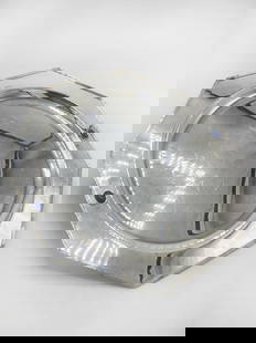 Cartier Art Deco Silverplated Large Tray Diam: 15" France: Shipping In - House available