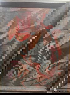 Leonard Nelson (Attributed) Oil on Canvas Art: 24" x 36": No COA - Shipping In - House available - Leonard Nelson, leader of the Philadelphia School of Art, was born Leonard Louis Nelson in Camden, New Jersey on March 5, 1912