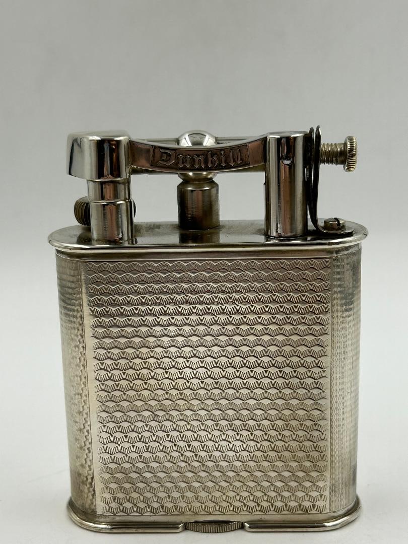 Dunhill Antique Art Deco Desk Lighter H: 4" W:3" D: 1" (1 of 4)