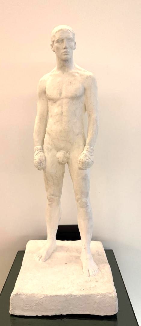 Paul Maximilien Landowski Plaster Figure "Orchid Man" H: 20.8" France (1 of 15)