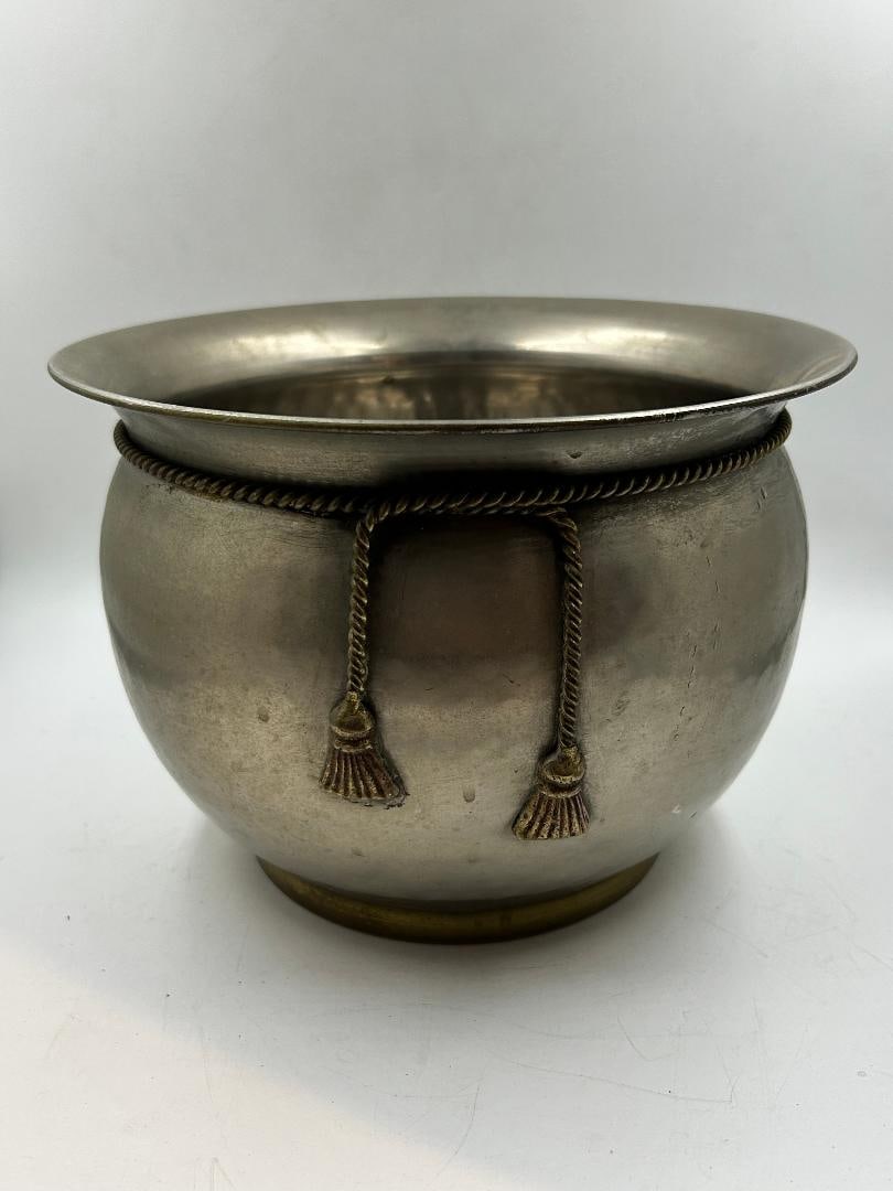 Maria Pergay Art Deco Silverplate Centerpiece H: 5.5" W: 8" (1 of 4)