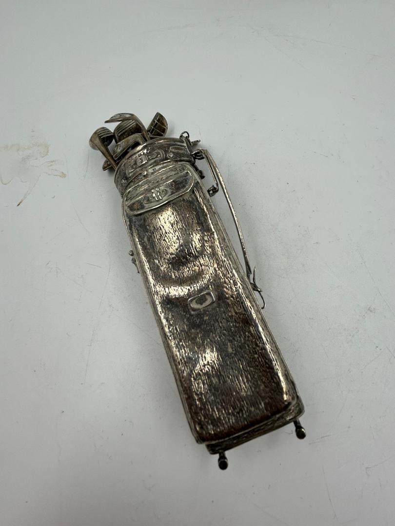 Gucci Art Deco Silverplate Miniature Golf Clubs Set H: 6": Shipping in - House available