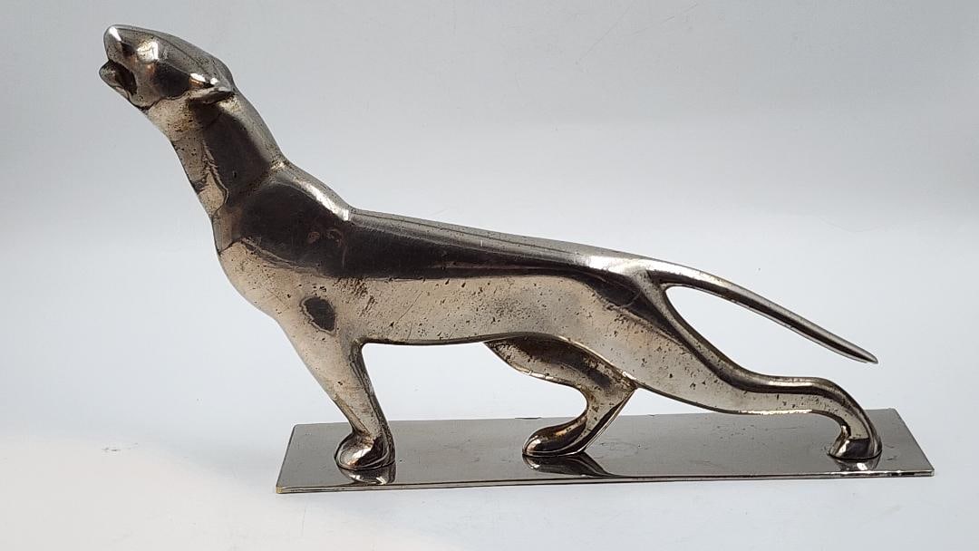 Atelier Hagenauer Art Deco Sculpture "The Panther" H: 5" W: 9" D: 2" (1 of 4)