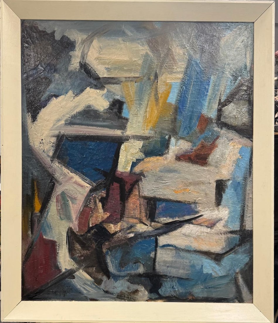 Hale Aspacio Woodruff (Attributed) Oil on Canvas Art: 36" x 30" Fr: 40" x 34" (1 of 3)