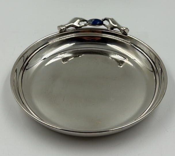 Cartier Art Deco Silverplated Ring Tray Diam: 5.8" France (1 of 2)