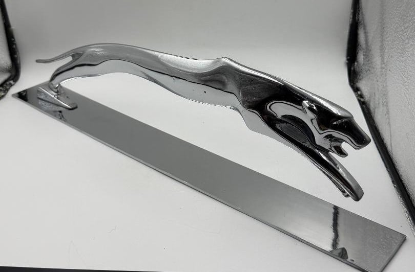 Atelier Hagenauer Art Deco Silverplated Large Sculpture of Panther L: 17 8" (1 of 1)