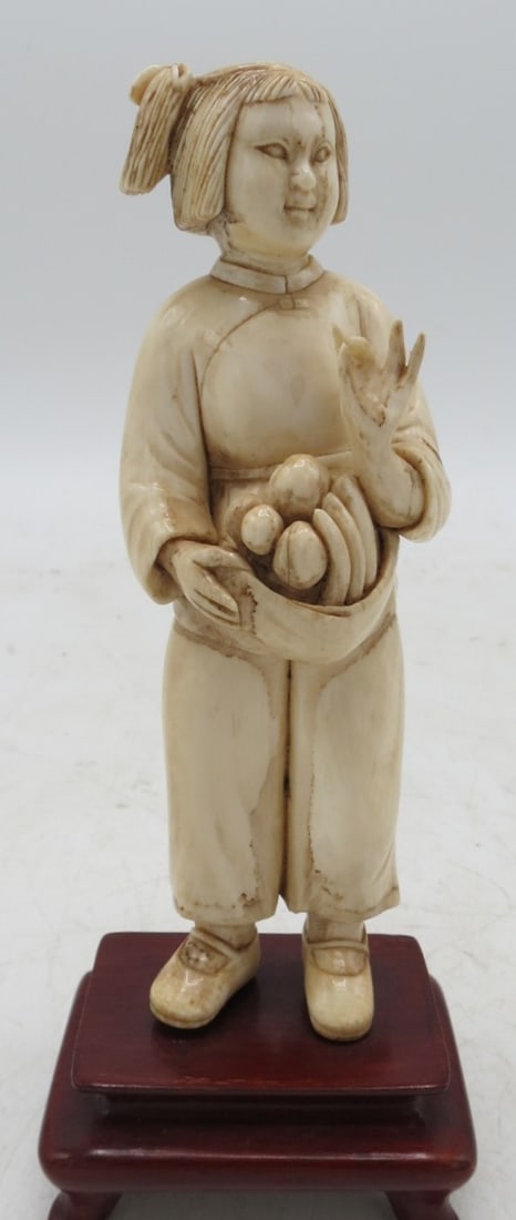 Chinese Cultural Revolution Carved Figure H: 5.5" (14 Cms) w/ Base H: 6.8" (17 Cms): Shipping in -House available. No International Shipping for this item. The Cultural Revolution, formally known as the Great Proletarian Cultural Revolution, was a sociopolitical movement in the People