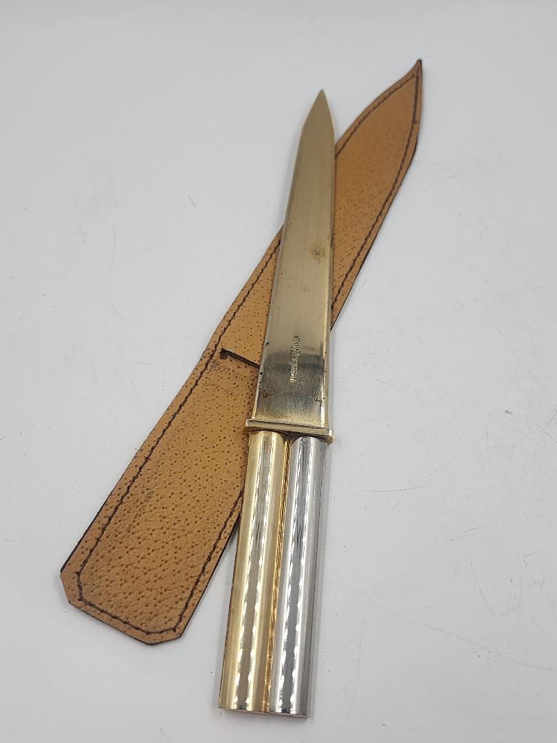 Hermes Paris Two Colors Art Deco Letter Opener L: 9" France: Shipping in - House available