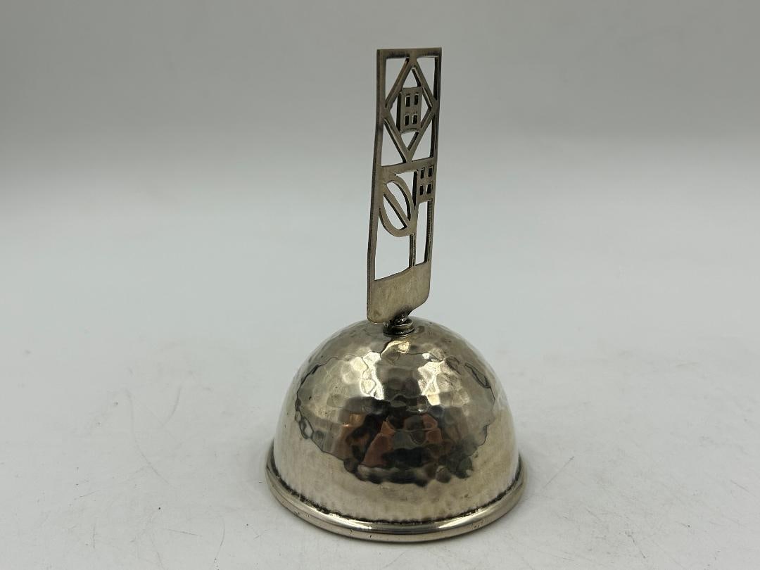 Josef Hoffmann Art Deco Silverplated Bell H: 3.8" Austria (1 of 3)