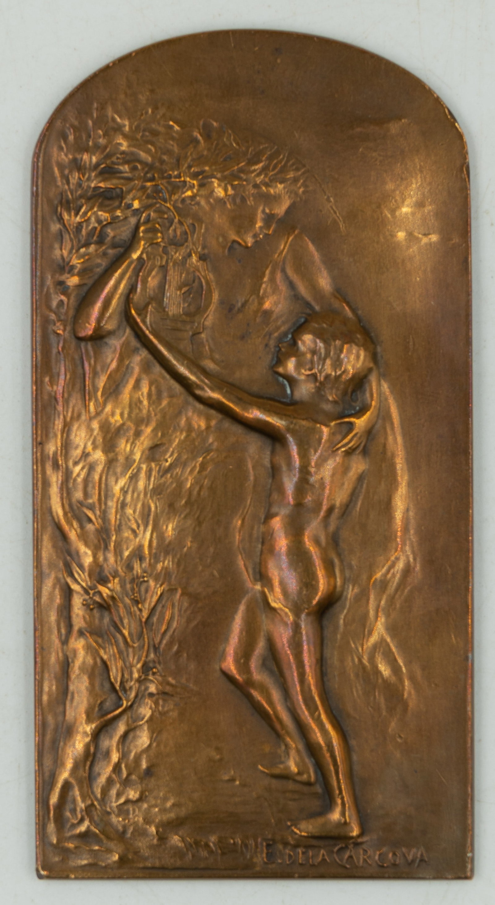 Theater Colon 1908 Art Nouveau Bronze Medal - Argentina: Shipping in - House available