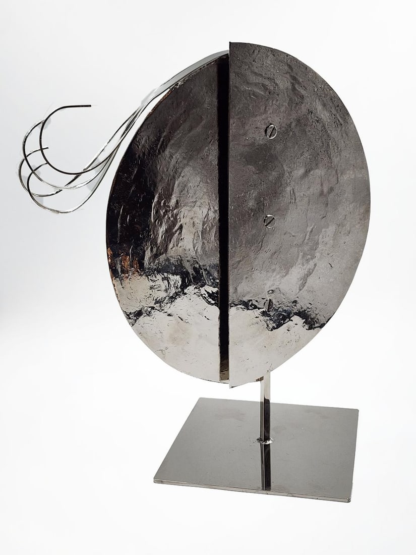 Atelier Hagenauer Art Deco Silverplated Mask H: 10" W: 7" D: 6" (1 of 5)