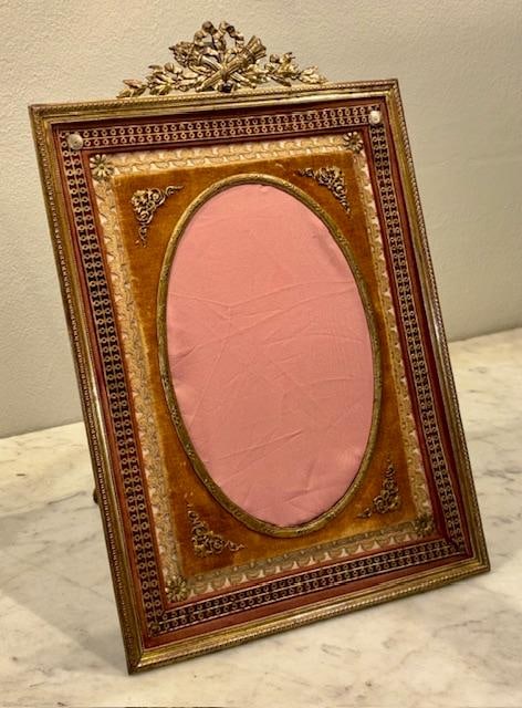 French Bronze Large Photo Frame Excellent Quality 13.5" x 9.4" (1 of 3)