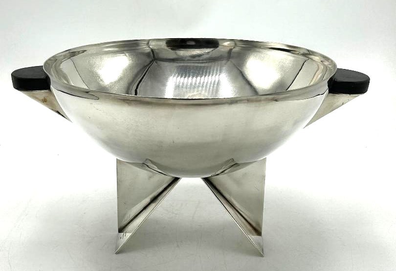 Maison Desny Art Deco Silverplated Large Centerpiece H: 7.2" W: 13.5" France (1 of 3)