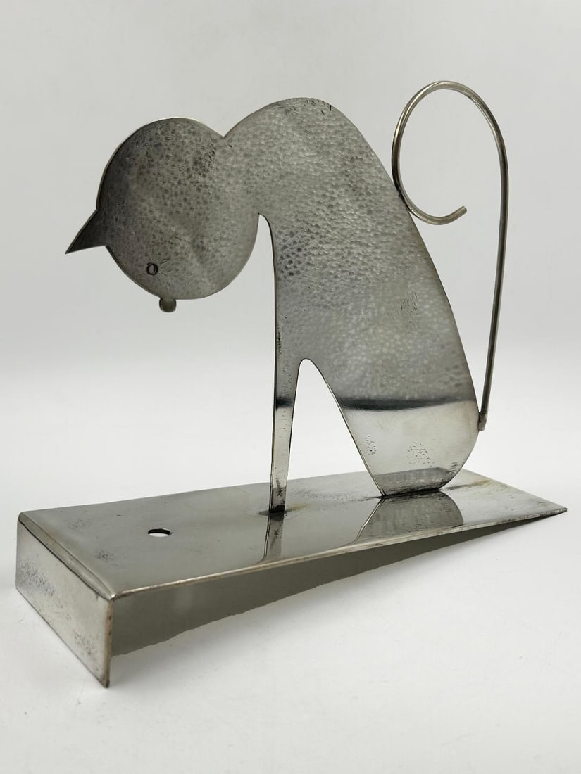 Atelier Hagenauer Art Deco Bronze Figure "The Cat" H: 7" W: 8" D: 3" (1 of 5)