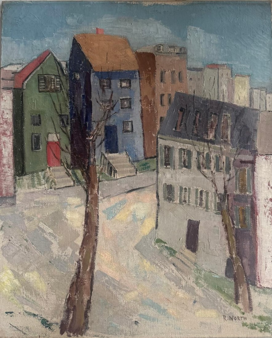 Robert North Sr (Attributed) Oil on Canvas Art: 24" x 20" (1 of 6)