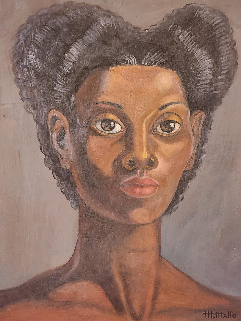 Maruja Mallo (Attributed) Oil on Wood Art: 14" x 11" No COA Unframed: Shipping in - House Available - Maruja Mallo was a Spanish painter. Ana Mari­a Gamez Gonzalez Mallo was born in Viveiro, Galicia, on 5 January 1902. At the age of 22, she moved to Madrid, Spain. and